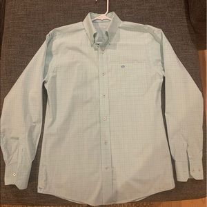 Southern Tide Men's Plaid Button Down Dress Shirt